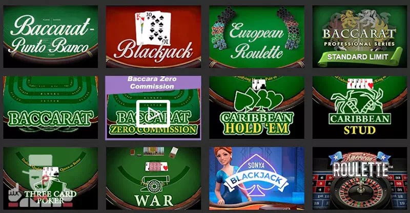 Настольные игры Джозз казино Настольные игры Jozz Casino: рулетка, покер, блек джек, баккара