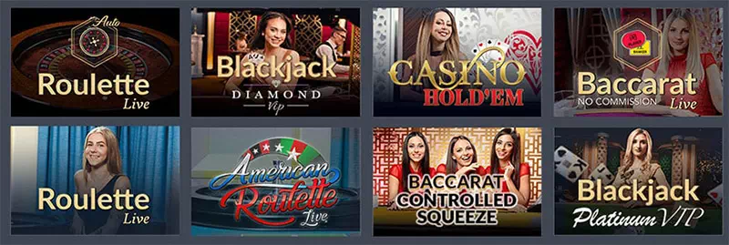 Live казино Джозз Live-игры онлайн казино Jozz Casino